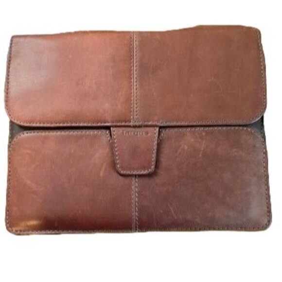 Natural Oiled/ Leather Targus Hughes Portfolio iPad Case Brown - Picture 5 of 7